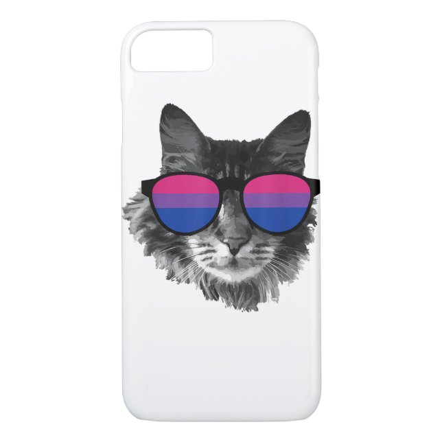 Bisexual Cat  - Flag LGBT Pride Shirt Gift  Case-Mate iPhone Case (Back)