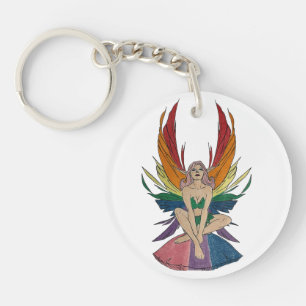 Bisexual Faerie Keychain