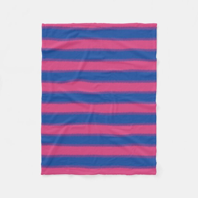 Bisexual Flag  Fleece Blanket (Front)