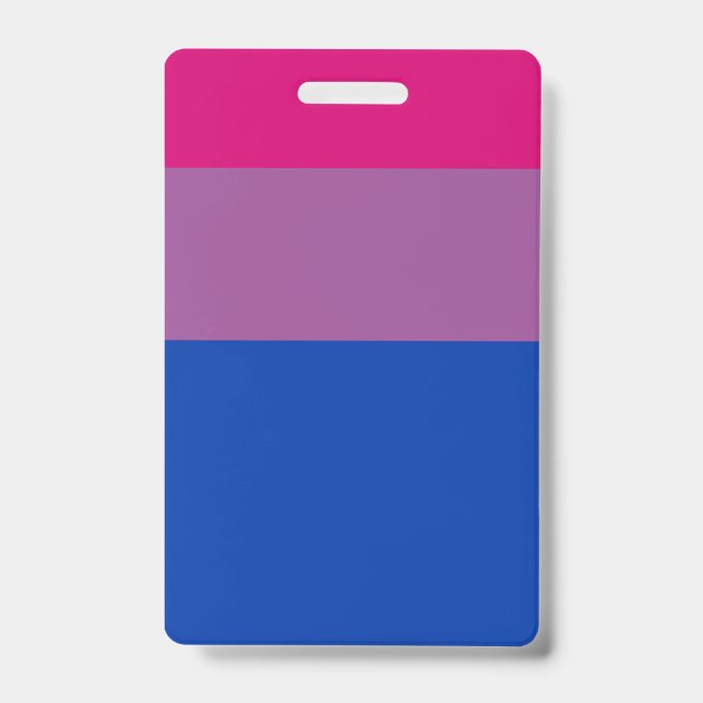 Bisexual Flag ID Badge (Front)