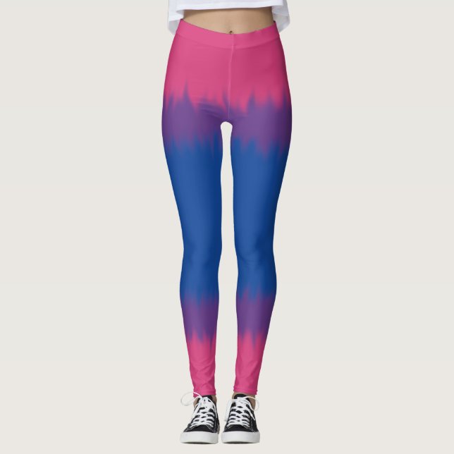 Bisexual Flag Leggings (Front)