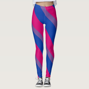 Bisexual flag leggings