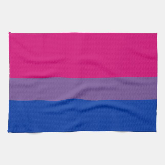BISEXUAL FLAG ORIGINAL -.png Tea Towel (Horizontal)