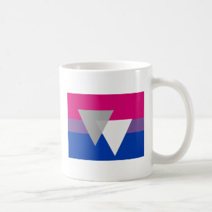 BISEXUAL FLAG ORIGINAL WITH SYMBOL COFFEE MUG