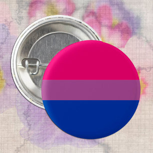 Bisexual Flag & Pride community / gender flag 3 Cm Round Badge