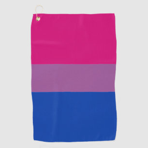 Bisexual Flag & Pride Love golf community / LGBT Golf Towel
