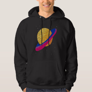 Bisexual Flag Queer Saturn Bi Pride Lgbt Bisexual Hoodie