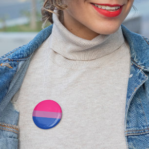 Bisexual Flag Symbol Gender Diversity Pride Month 6 Cm Round Badge