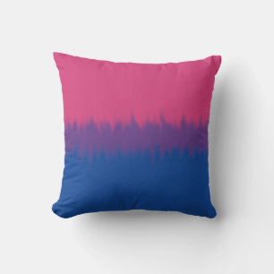 Bisexual Flag Throw Pillow
