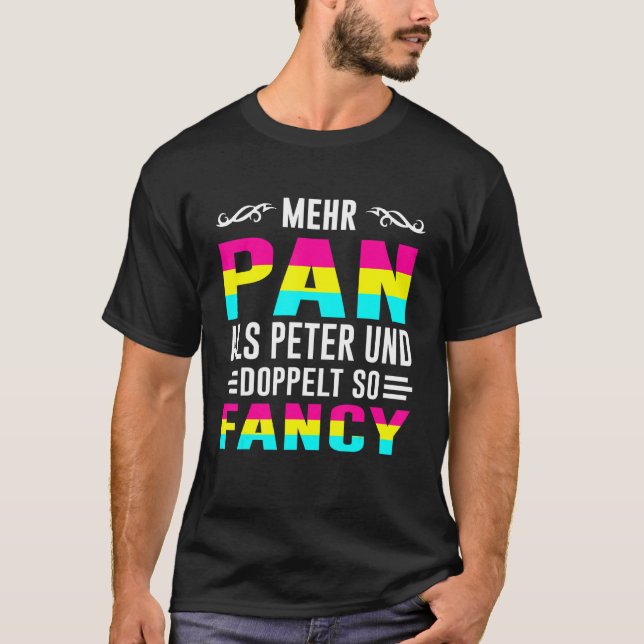 Bisexual Gay Bi Lgbtq More Pan Than Peter & Twice  T-Shirt (Front)