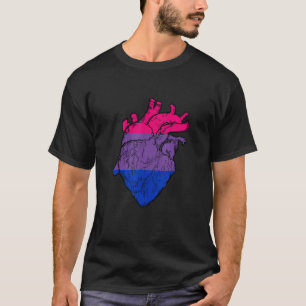Bisexual Heart Bi Pride Bisexual Pride LGBTQ Bisex T-Shirt