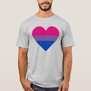 Bisexual Heart Pride T-Shirt