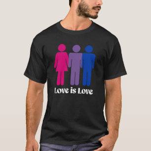 Bisexual Love is Love Male T-Shirt