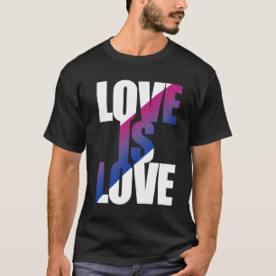 Bisexual Love is Love T-Shirt