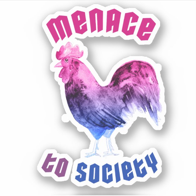 Bisexual Menace Rooster (Front)