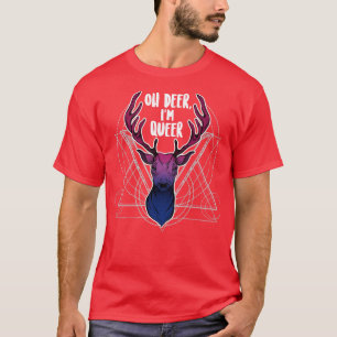 Bisexual Oh Deer Im Queer T-Shirt