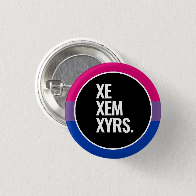 Bisexual Pride 3 Cm Round Badge (Front & Back)