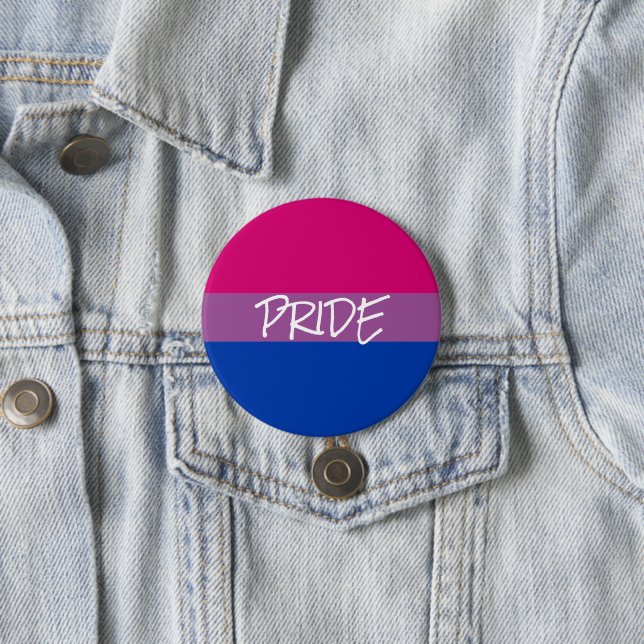 Bisexual Pride 7.5 Cm Round Badge (In Situ)