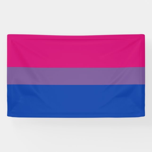Bisexual Pride Banner (Horizontal)