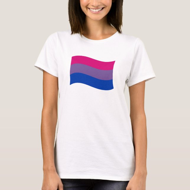 Bisexual Pride Banner T-Shirt (Front)