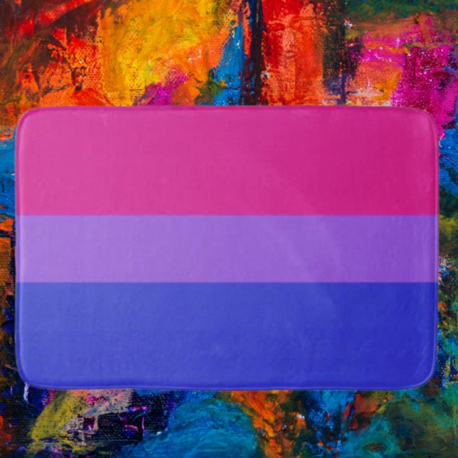 Bisexual Pride Bath Mat: Vibrant Support Mat (Creator Uploaded)
