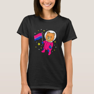 Bisexual Pride Bear In Space Bisexual T-Shirt