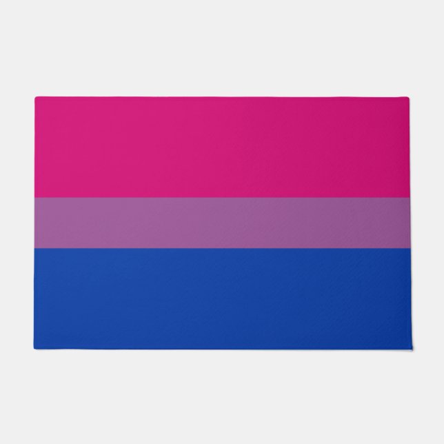 Bisexual Pride (Bi Flag) Doormat (Front)