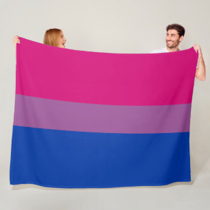 Bisexual Pride (Bi Flag) Fleece Blanket