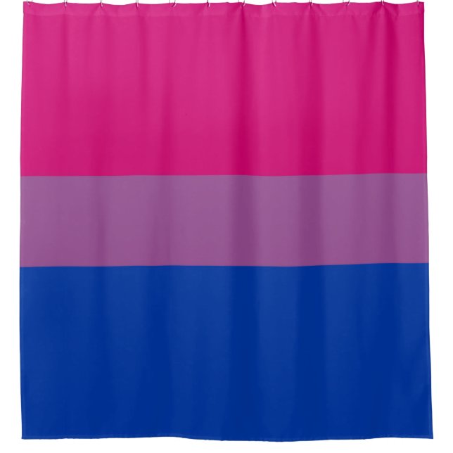 Bisexual Pride (Bi Flag) Shower Curtain (Front)