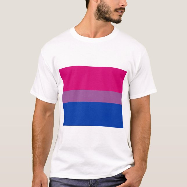 Bisexual Pride (Bi Flag) T-Shirt (Front)