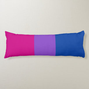 Bisexual Pride, Bold Stripes, LGBTQ PRIDE Body Cushion