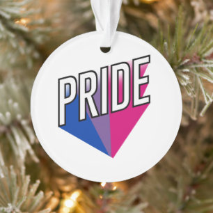 Bisexual Pride Burst Ornament