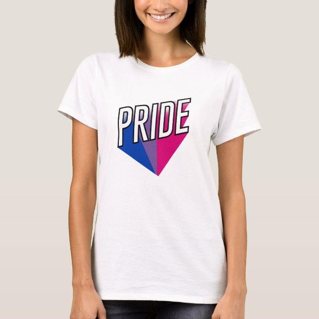 Bisexual Pride Burst T-Shirt (Front)