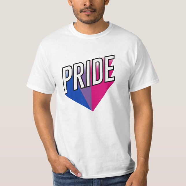 Bisexual Pride Burst T-Shirt (Front)