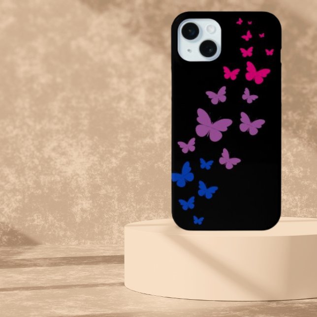 Bisexual Pride Butterfly Trail Case-Mate iPhone Case (Creator Uploaded)