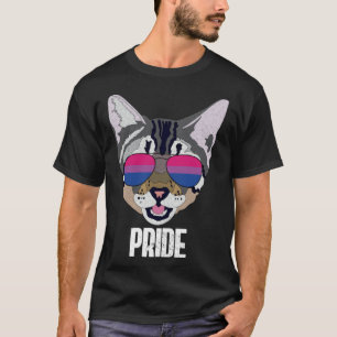 Bisexual Pride Cat Bi Pride T-Shirt