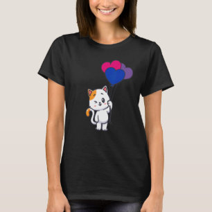 Bisexual Pride Cats  Cat Pet Owner  Graphic T-Shirt