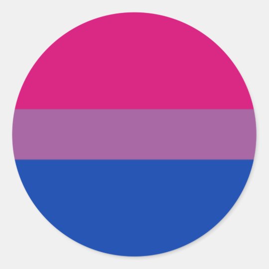 Bisexual Pride Circle Sticker Au