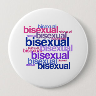 BISEXUAL PRIDE CLUSTER -.png 10 Cm Round Badge