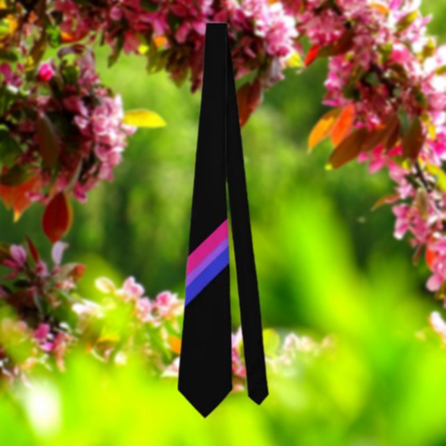 Bisexual Pride Diagonal Tie: Bold and Vibrant Tie (Creator Uploaded)