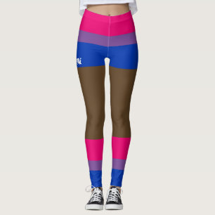 Bisexual Pride Faux Shorts & Legs  Leggings