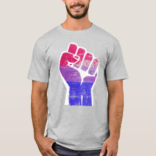 Bisexual Pride Fist T-Shirt
