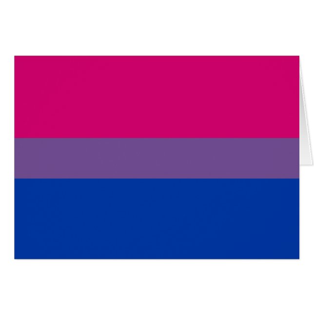 Bisexual Pride Flag (Front Horizontal)