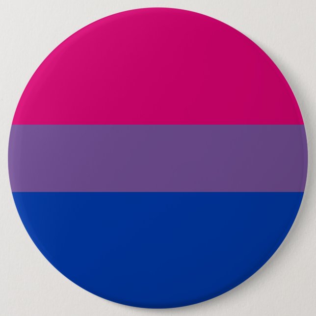 Bisexual Pride Flag 6 Cm Round Badge (Front)