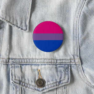Bisexual Pride Flag 6 Cm Round Badge