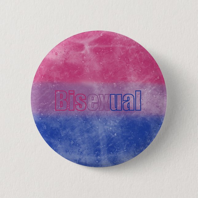 Bisexual pride flag badge (Front)