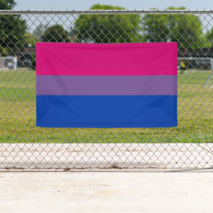 Bisexual Pride Flag Banner