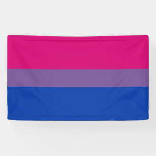 Bisexual Pride Flag Banner