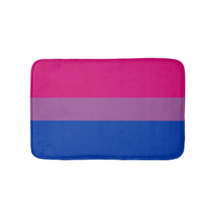 Bisexual Pride Flag Bath Mat