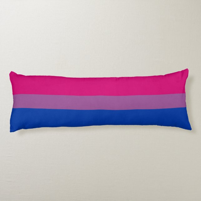Bisexual Pride Flag Body Cushion (Back)
